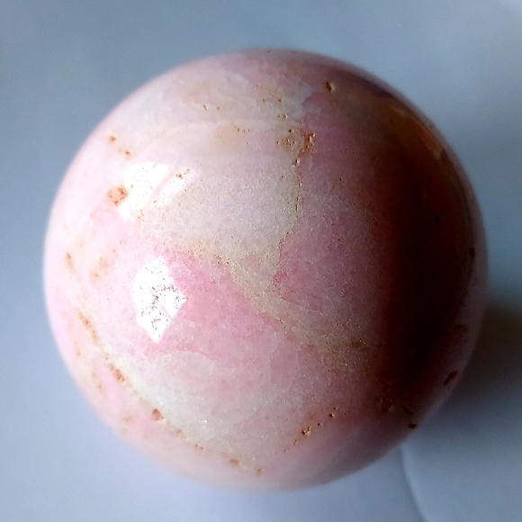 Peruvian Pink Opal Sphere Natural Unique 💓 - Picture 2 of 8